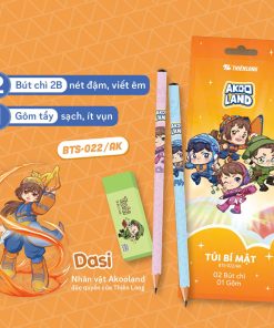 Bộ 2 bút chì và gôm Thiên Long tiện lợi dành cho học sinh