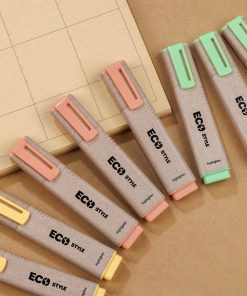 Bút dạ quang màu pastel Eco Style Highlighter Thiên Long mượt